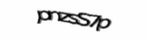 Security check image, please type the characters shown