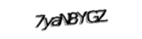 Security check image, please type the characters shown